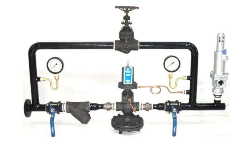 Imagem ilustrativa de Válvula redutora de pressão com manômetro